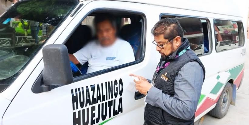 Supervisan transporte público en municipios de la Huasteca