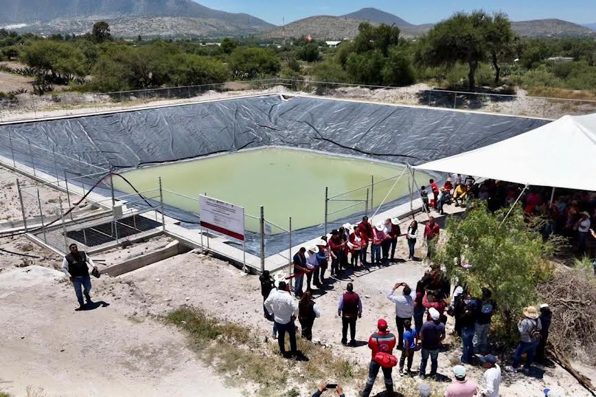 Construyen una olla pluvial en Cardonal
