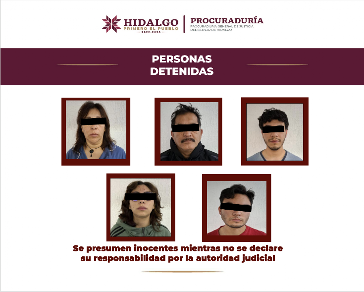 Detienen a 5 personas por narcomenudeo