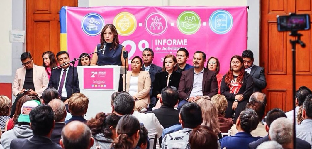 Marlú Melgarejo da su segundo informe