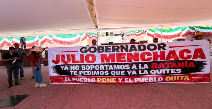 Protesta en Tepeji; acusan restricciones a ciudadanos