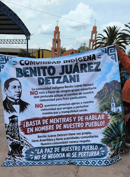 Vecinos de Detzaní rechazan grupo y frenan asamblea